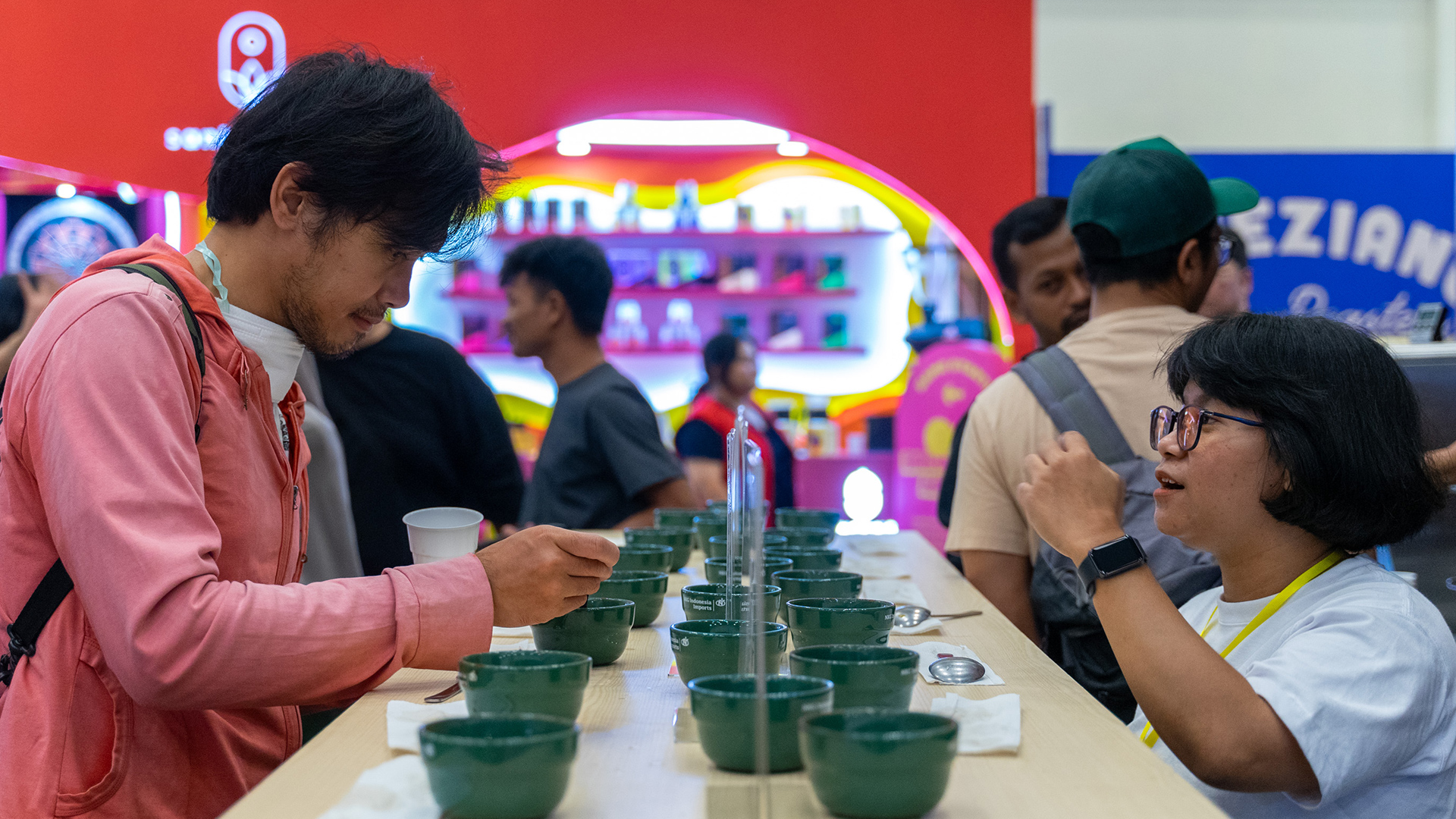 Jacoweek Cupping Area